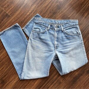 Vintage Levi’s Orange Tab Straight Jeans, Light Blue Wash